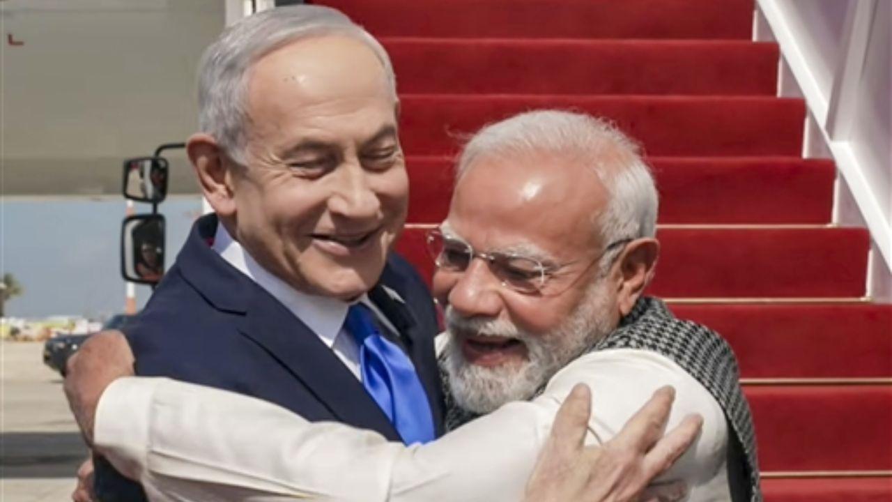 PM Modi receives red carpet welcome as he begins 2-day visit to Israel